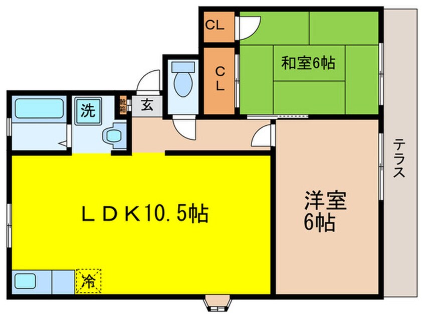 間取図 シャルムＴＡＫＡＳＡＧＯ