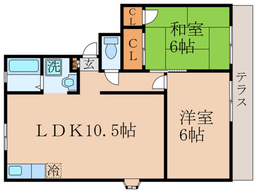 間取図 シャルムＴＡＫＡＳＡＧＯ