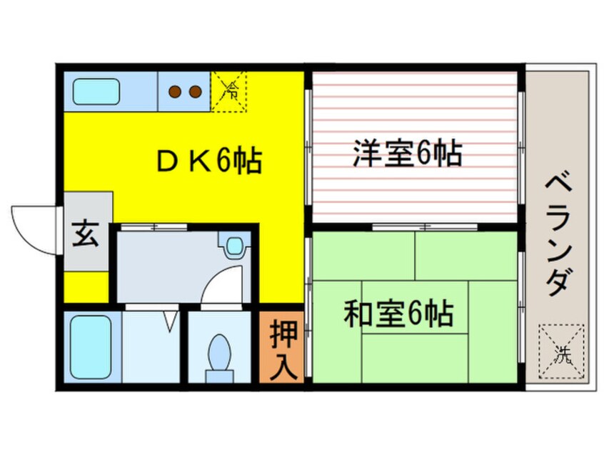 間取図 メゾンこやま林口棟