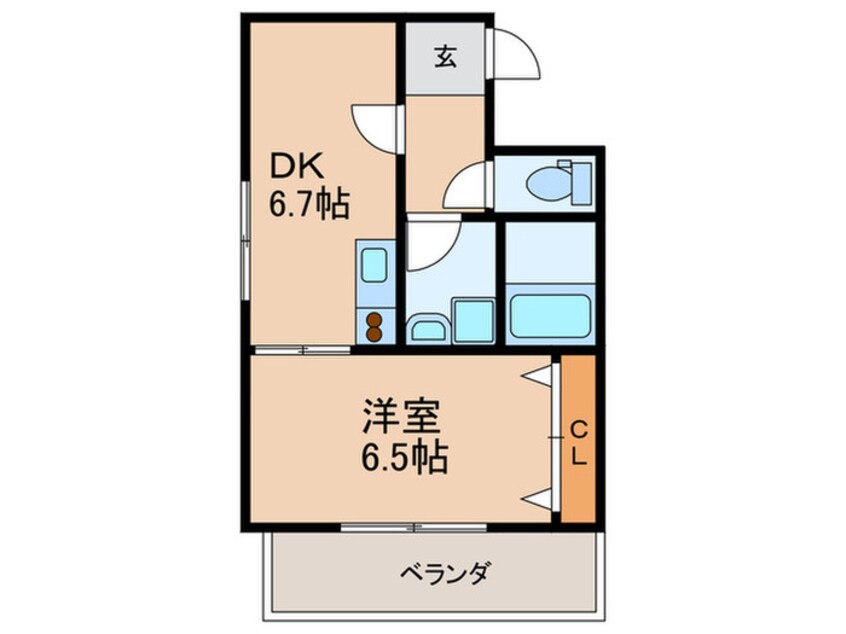 間取図 ヴィヴァ－チェⅡ番館