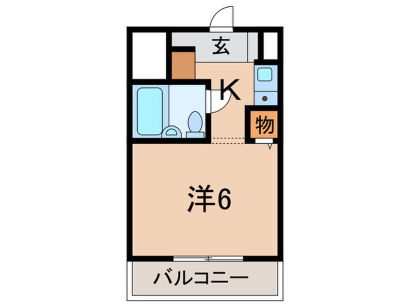 間取図 猪名寺ﾊﾟｰｸﾏﾝｼｮﾝⅠ