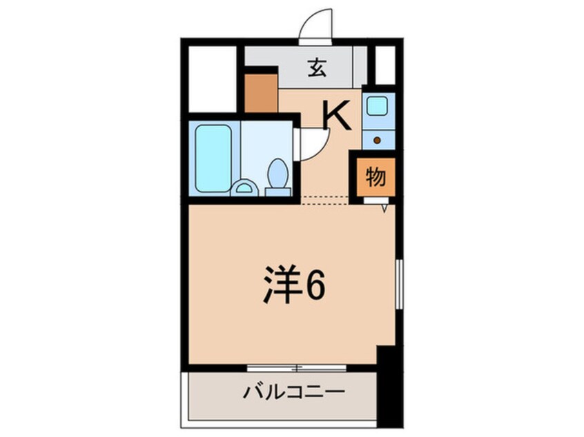 間取図 猪名寺ﾊﾟｰｸﾏﾝｼｮﾝⅠ