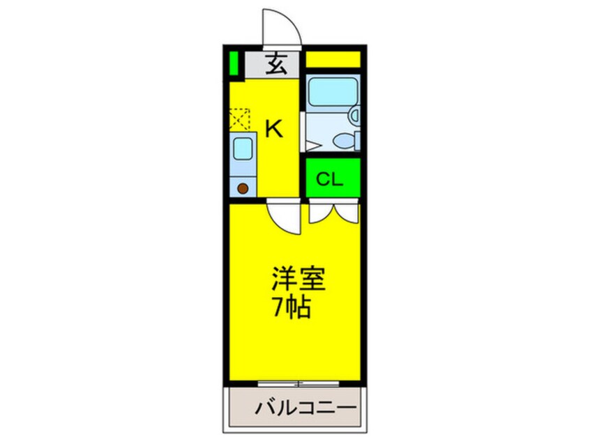 間取図 フルレゾン鳳