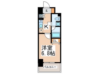 間取図 KDXﾚｼﾞﾃﾞﾝｽ難波南