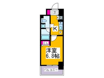 間取図 KDXﾚｼﾞﾃﾞﾝｽ難波南