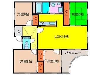 間取図 ＨＡＳＥはなみずき