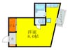 光ハイツ 1Rの間取り