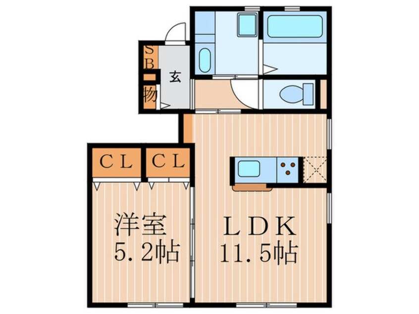 間取図 セントアース桑原