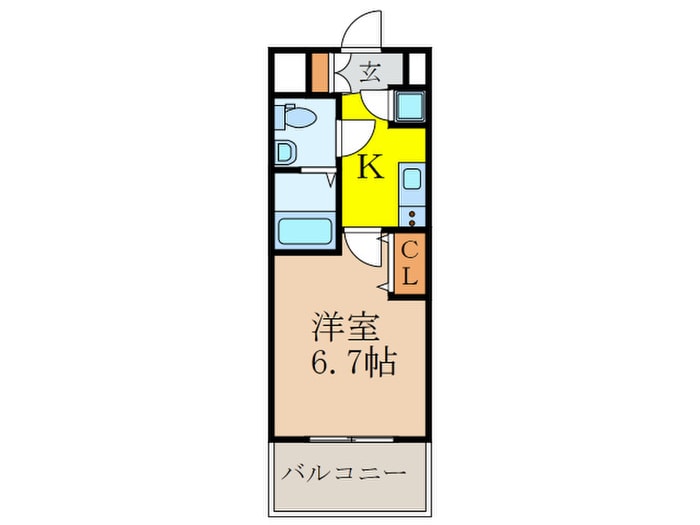間取り図 アドバンス新大阪ラシュレ