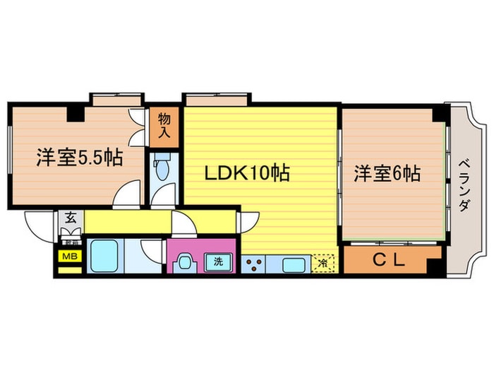 間取り図 サンヴェール桂