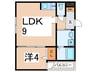 H-Maison平野Ⅳ 1LDKの間取り