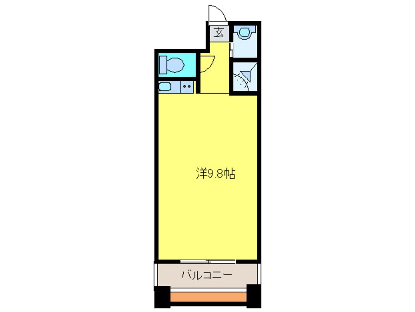 間取図 S-CREA御堂筋本町