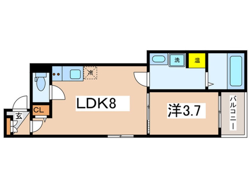 間取図 カーサリベルタ