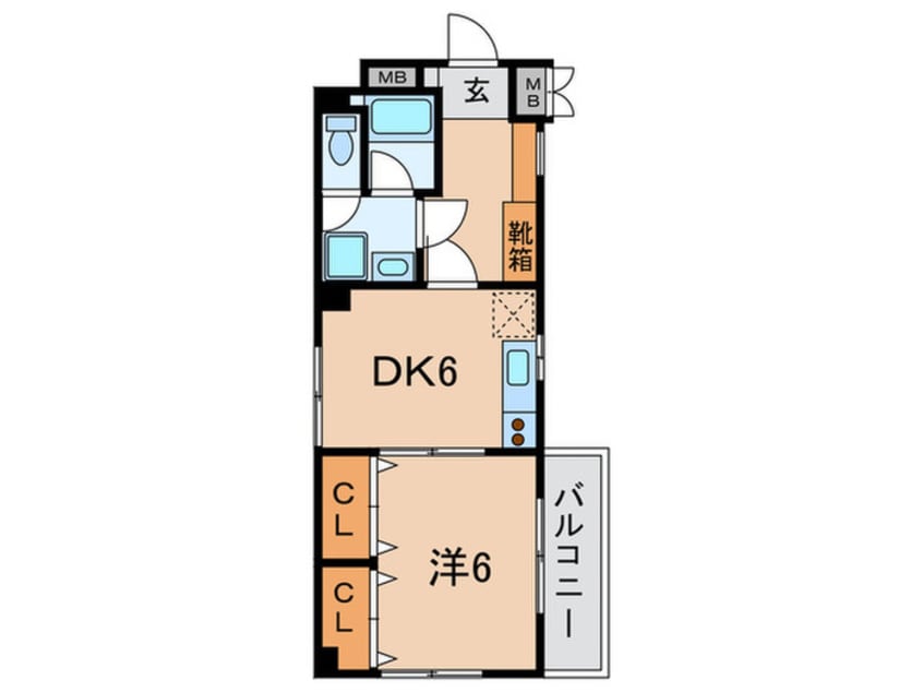 間取図 パ－ク・コ－ト六甲