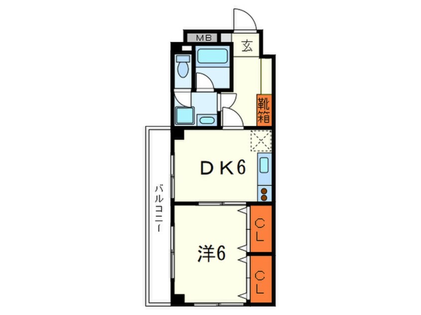 間取図 パ－ク・コ－ト六甲