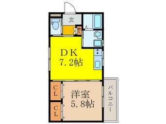 間取図 プロパティー高井田