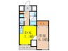 ORSUS新大阪 1DKの間取り
