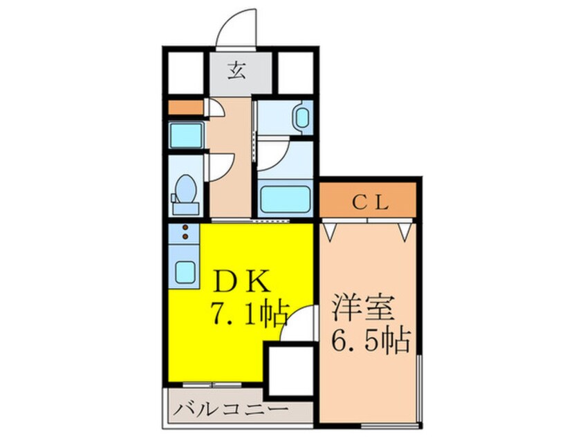 間取図 プレジオ新大阪ＲＯＵＧＥ