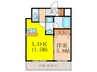 ORSUS新大阪 1LDKの間取り