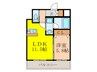 ORSUS新大阪 1LDKの間取り