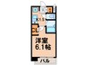 ﾌﾟﾚｻﾝｽ京都四条烏丸（１００１） 1Kの間取り