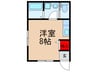 BMハイツ 1Rの間取り