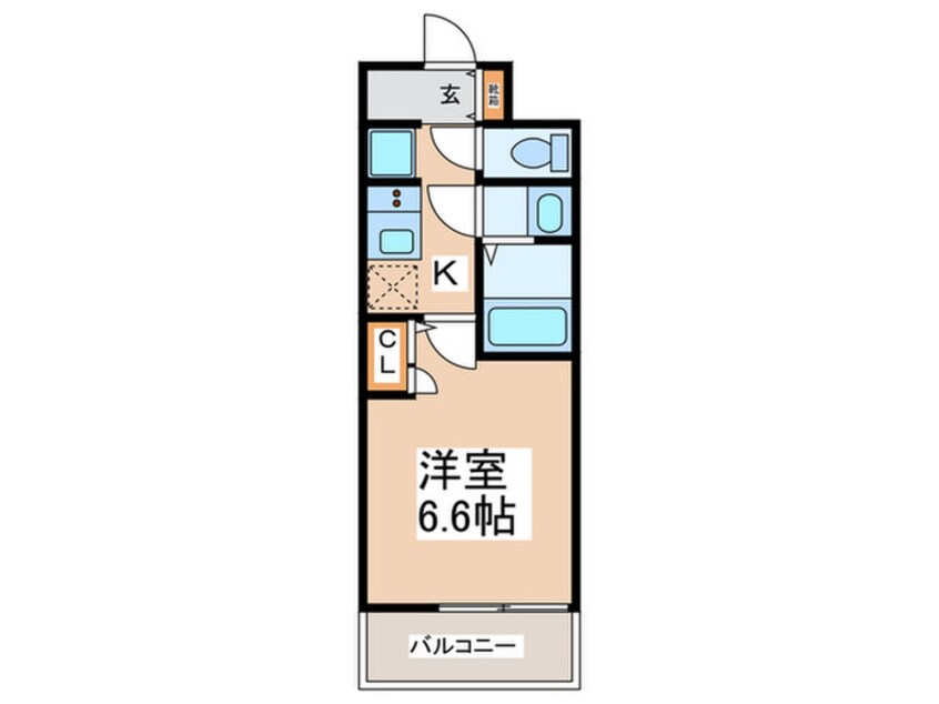 間取図 S-RESIDENCE堺湊駅前azure