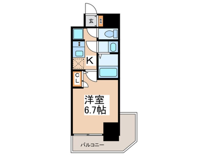 間取図 S-RESIDENCE堺湊駅前azure