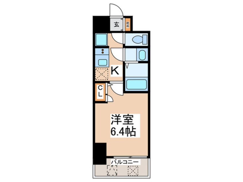 間取図 S-RESIDENCE堺湊駅前azure