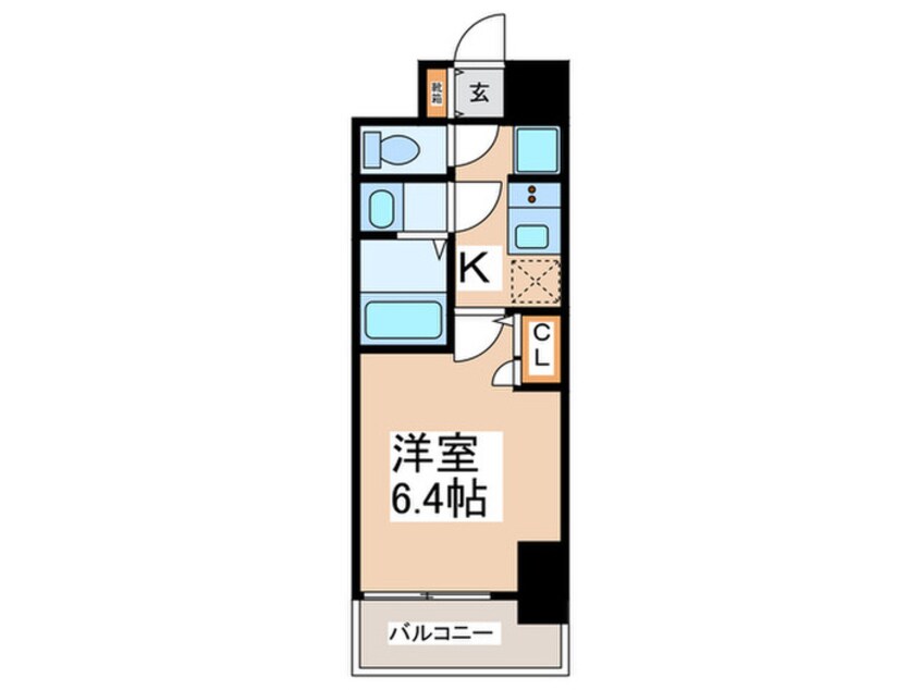 間取図 S-RESIDENCE堺湊駅前azure