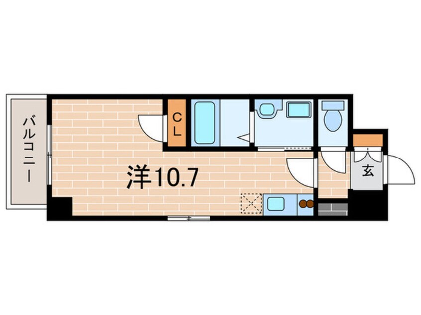 間取図 リゲルノ－ヴァ