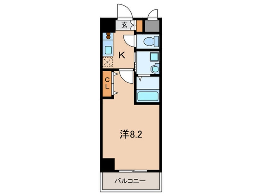 間取図 リゲルノ－ヴァ