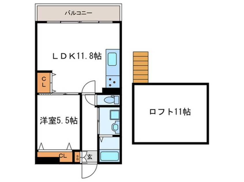 間取図 ボヌール桂