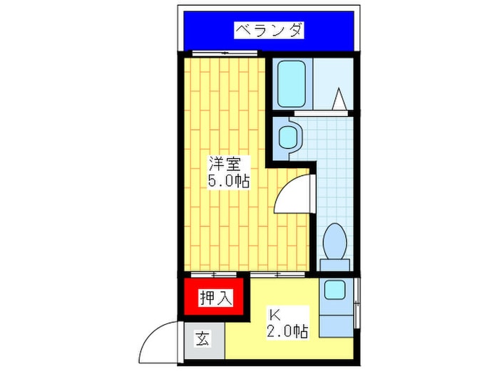 間取り図 サン上島