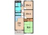 ＴＳアゼリア 3DKの間取り