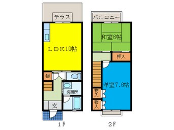 間取図 ジョイ・アベニューＢ棟