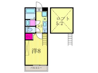 間取図 ロフティ智恵光院今出川