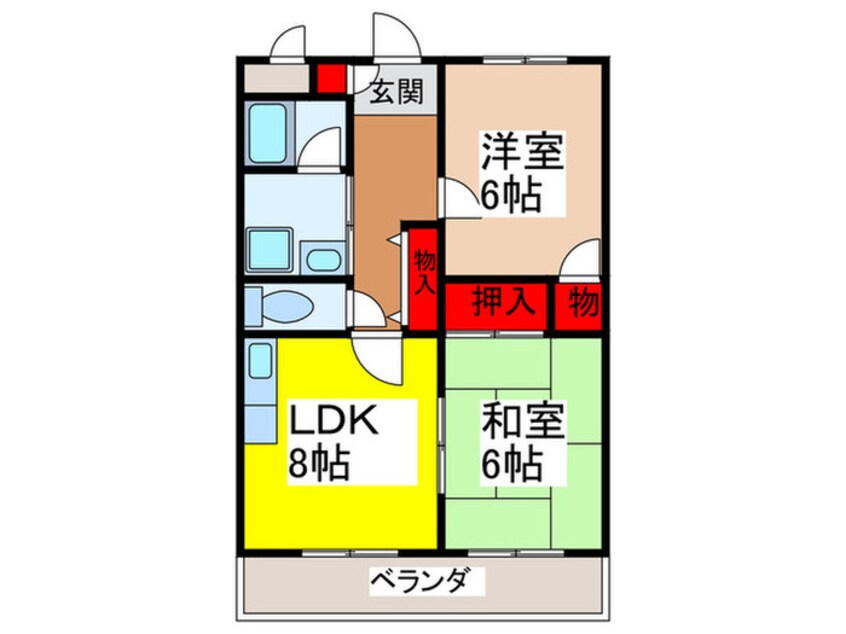 間取図 アイデイリック白鷺