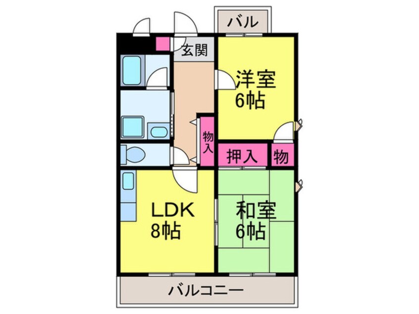 間取図 アイデイリック白鷺