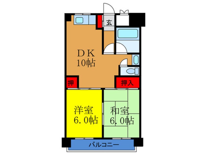 間取図 第５マンション北栄