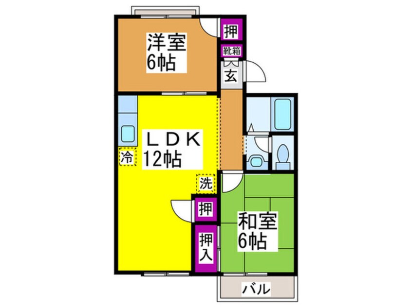 間取図 ヴァンベール松井