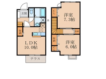 間取図 メゾン中村３