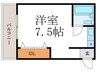 ワイメア松原 1Rの間取り