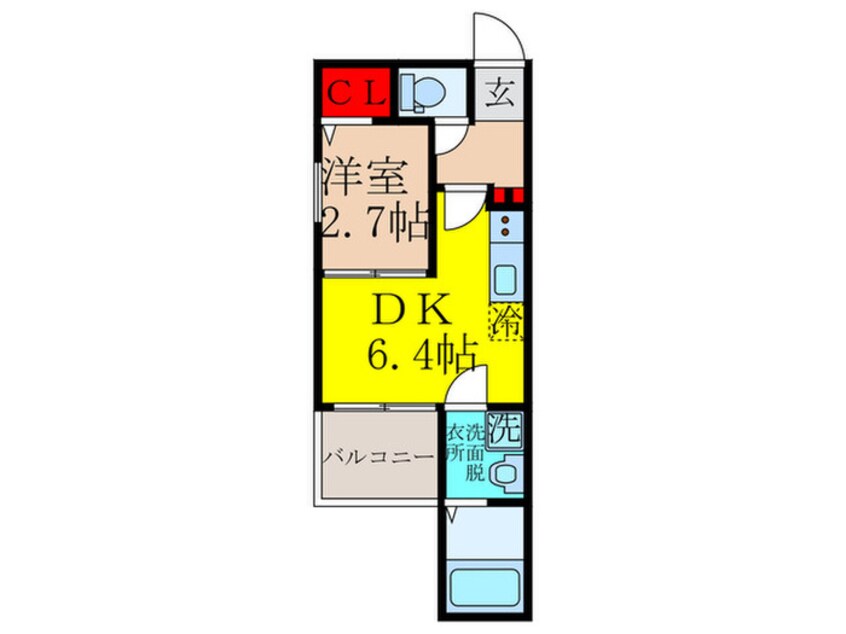 間取図 仮）ＡＤＶＡＮＣＥ豊津