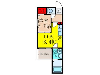 間取図 仮）ＡＤＶＡＮＣＥ豊津