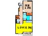 レディバードポイントB 1LDKの間取り