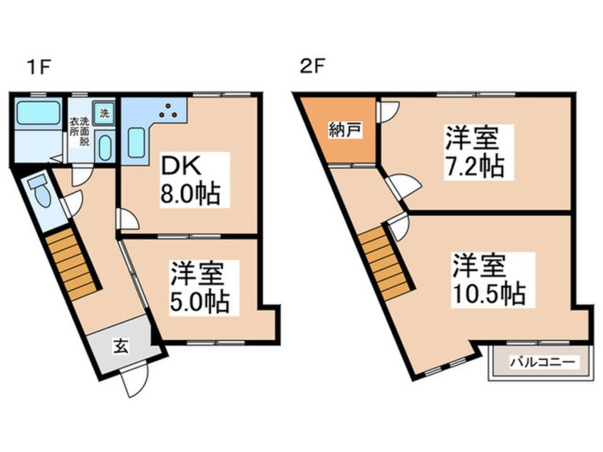 間取図 サニ－ハイムニシダ２