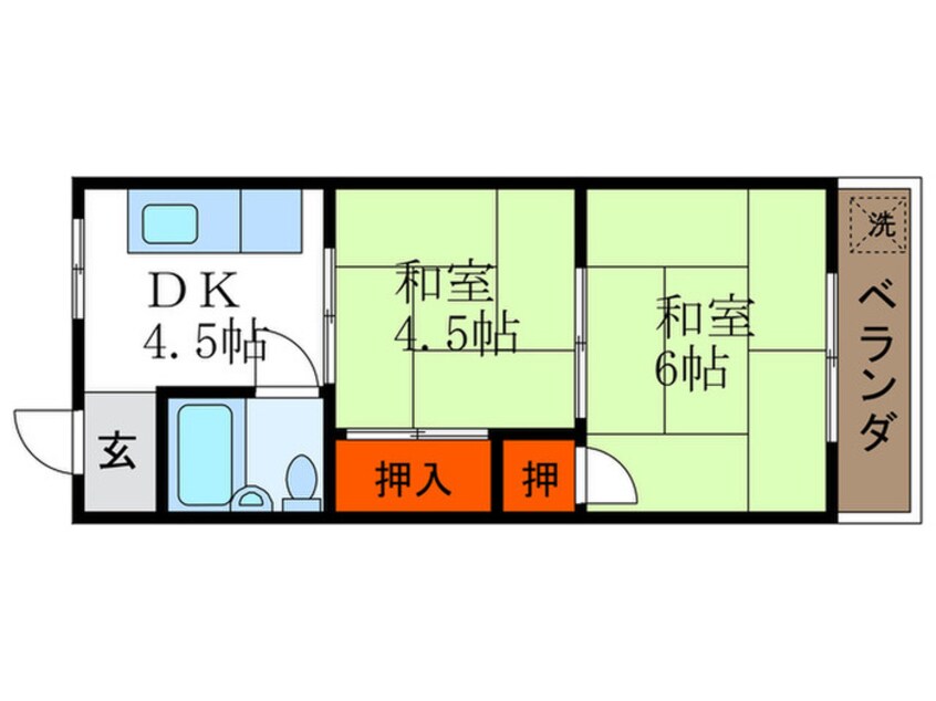 間取図 西野ハイツ