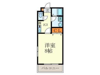 間取図 パーソナルサルーン西陣ｊｒ