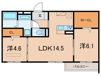 間取図 仮)グランマーリエ松野通